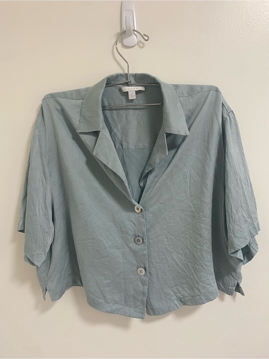 lunya Other - lunya Soft Blue Washable Silk Top